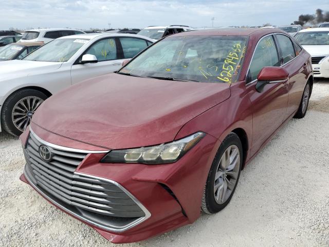 4T1BZ1FB7KU004910 - 2019 TOYOTA AVALON XLE MAROON photo 2