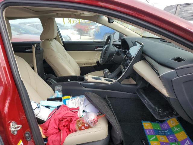 4T1BZ1FB7KU004910 - 2019 TOYOTA AVALON XLE MAROON photo 5