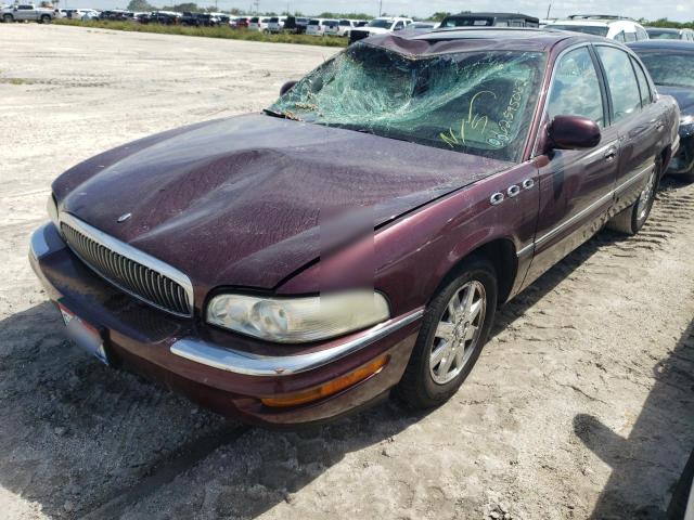 1G4CW54K454106726 - 2005 BUICK PARK AVENU BURGUNDY photo 2