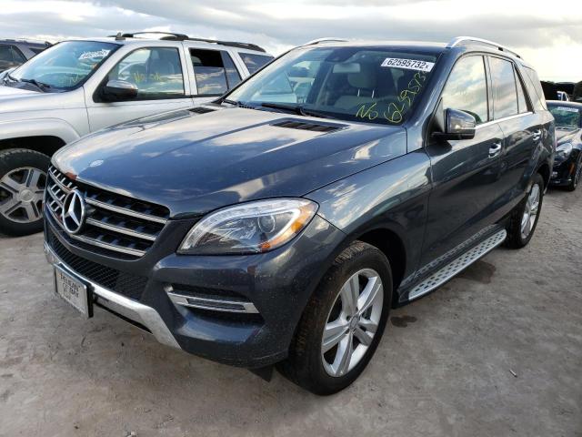 4JGDA5HB7EA434589 - 2014 MERCEDES-BENZ ML 350 4MA BLACK photo 2