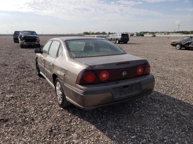 2G1WF52E939298744 - 2003 CHEVROLET IMPALA TAN photo 3