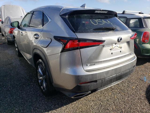 JTJSARBZ5M2199334 - 2021 LEXUS NX 300 BAS GRAY photo 3