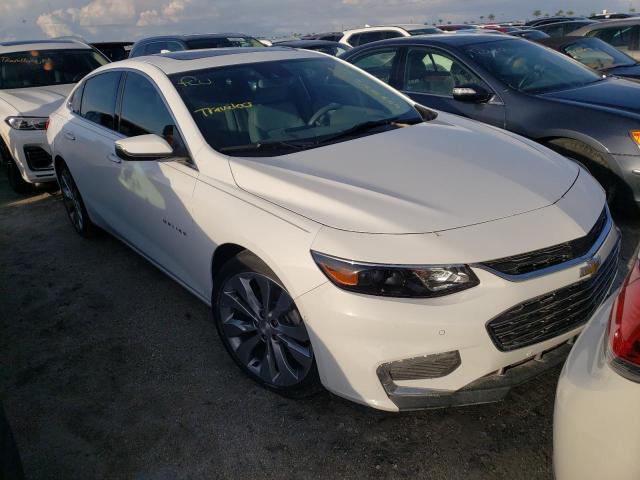 1G1ZE5SX3JF106935 - 2018 CHEVROLET MALIBU PRE WHITE photo 1