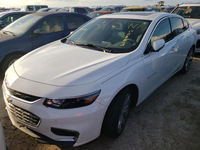 1G1ZE5SX3JF106935 - 2018 CHEVROLET MALIBU PRE WHITE photo 2