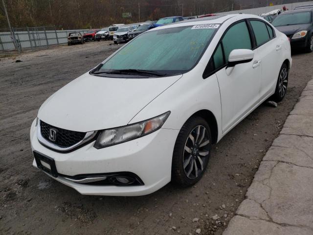 19XFB2F93FE029613 - 2015 HONDA CIVIC EXL 白色 照片 2