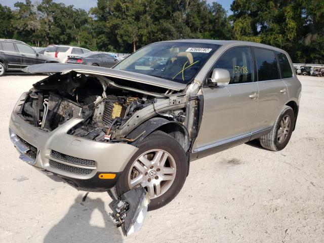 WVGZM77L45D022535 - 2005 VOLKSWAGEN TOUAREG 4. TAN photo 2