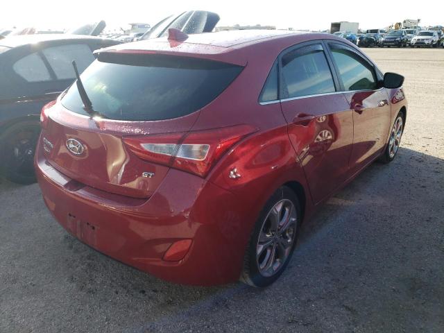 KMHD35LH9EU216576 - 2014 HYUNDAI ELANTRA GT RED photo 4