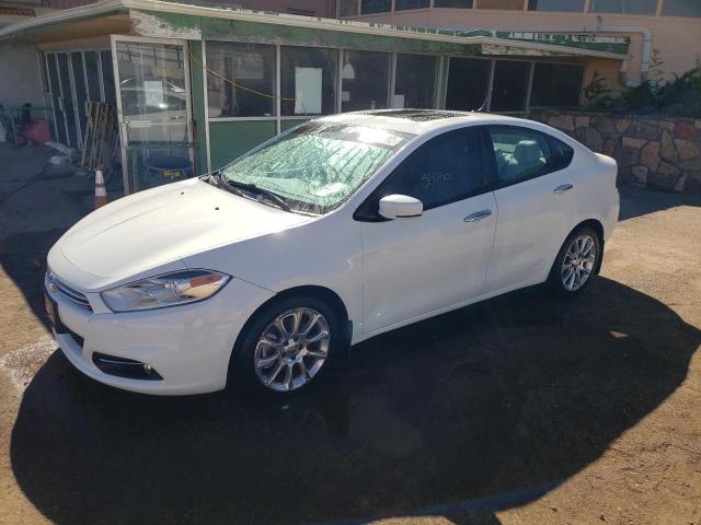 1C3CDFCH3DD134199 - 2013 DODGE DART LIMIT WHITE photo 2