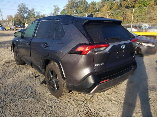 JTME6RFV0MJ012399 - 2021 TOYOTA RAV4 XSE GRAY photo 3