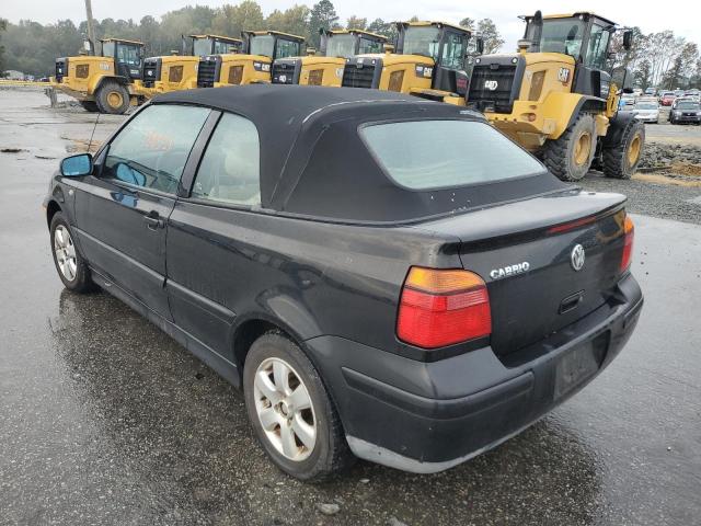 3VWDC21VX1M806518 - 2001 VOLKSWAGEN CABRIO GLX 黑色 照片 3