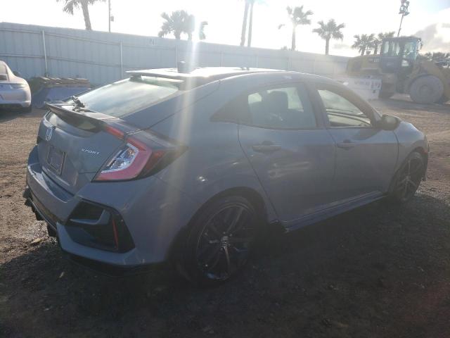 SHHFK7H45MU229977 - 2021 HONDA CIVIC SPOR 蓝色 照片 4