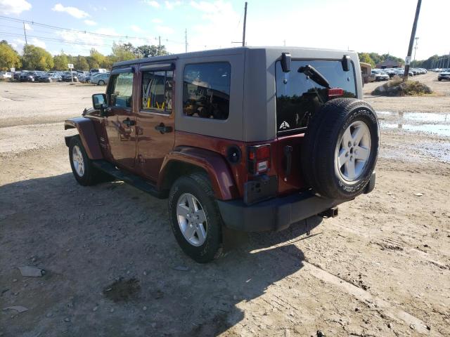 1J4GA59117L210310 - 2007 JEEP WRANGLER S RED photo 3