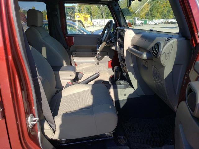 1J4GA59117L210310 - 2007 JEEP WRANGLER S RED photo 5