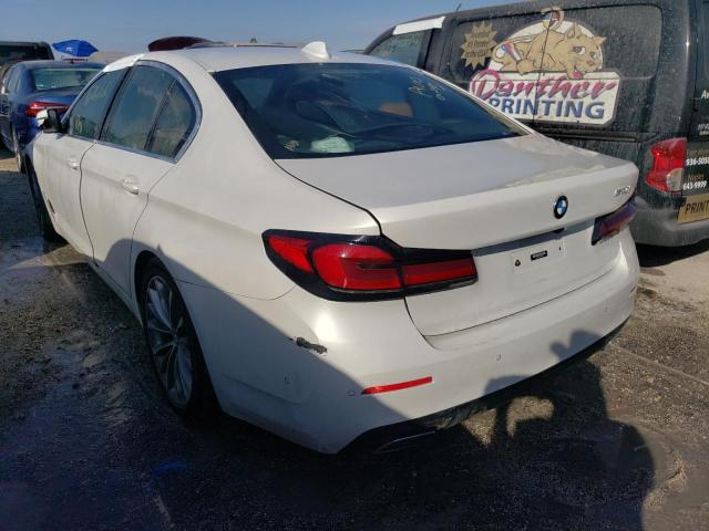 WBA53BJ01MWW91689 - 2021 BMW 540 I WHITE photo 3