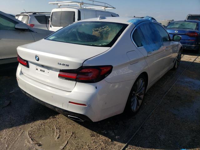 WBA53BJ01MWW91689 - 2021 BMW 540 I WHITE photo 4