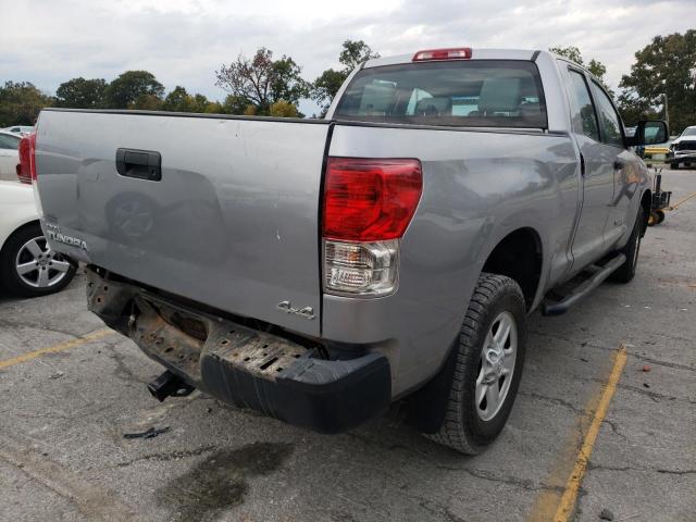 5TFUM5F1XAX003886 - 2010 TOYOTA TUNDRA DOU SILVER photo 4