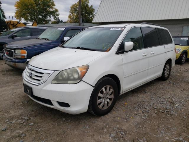 5FNRL38728B091383 - 2008 HONDA ODYSSEY EX WHITE photo 2