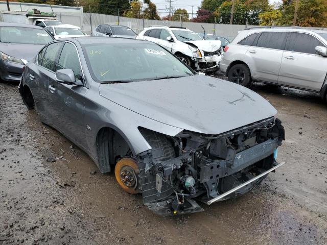 JN1EV7AR9JM435271 - 2018 INFINITI Q50 LUXE GRAY photo 1