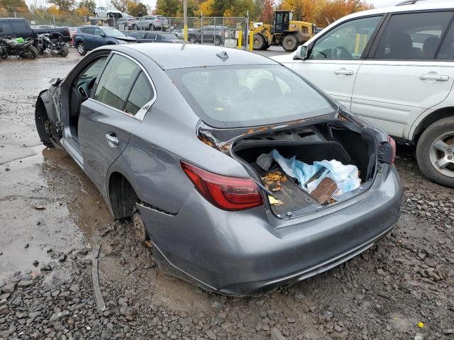 JN1EV7AR9JM435271 - 2018 INFINITI Q50 LUXE GRAY photo 3