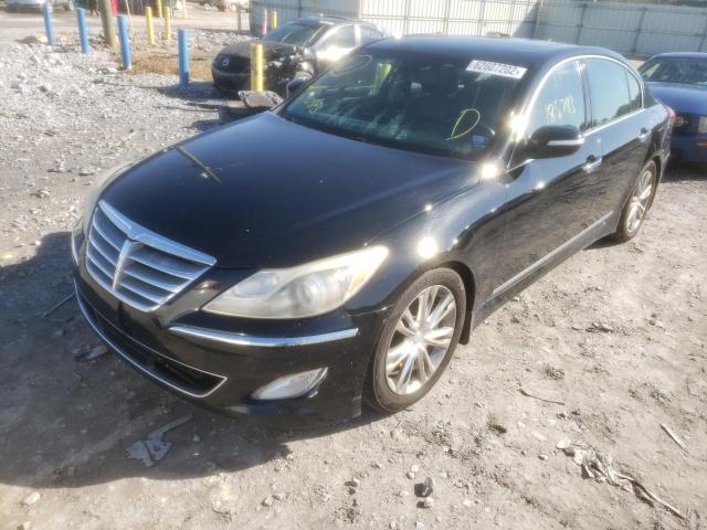 KMHGC4DF3CU211083 - 2012 HYUNDAI GENESIS 4. BLACK photo 2