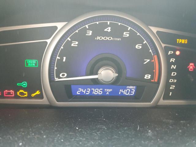 19XFA16619E019976 - 2009 HONDA CIVIC LX-S Szary zdjęcie 8