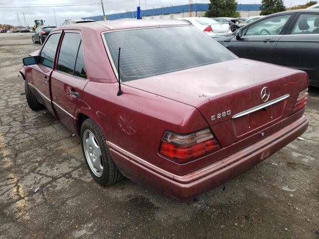 WDB1240281C074897 - 1994 MERCEDES-BENZ E280 RED photo 3