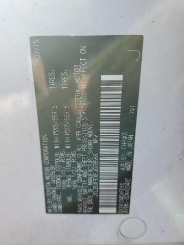 JTLZE4FEXFJ078568 - 2015 TOYOTA SCION XB Beyaz fotoğraf 10