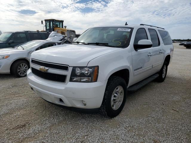 1GNWKMEG5BR230026 - 2011 CHEVROLET SUBURBAN K WHITE photo 1