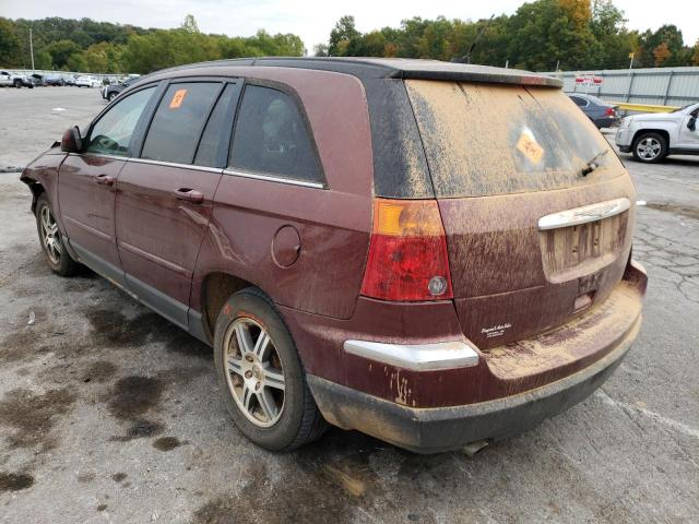 2A8GM68X67R239911 - 2007 CHRYSLER PACIFICA T MAROON photo 3