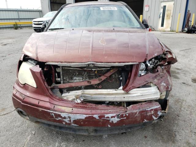2A8GM68X67R239911 - 2007 CHRYSLER PACIFICA T MAROON photo 9