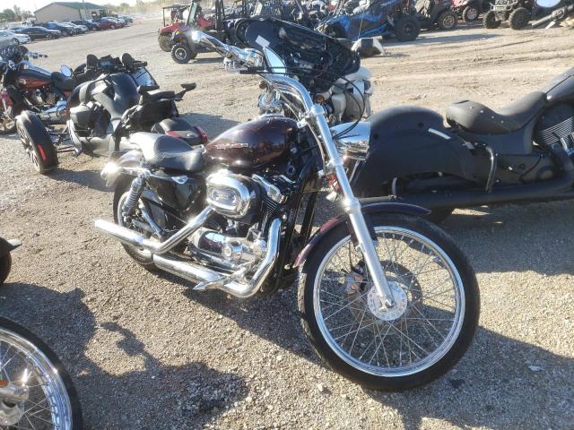 1HD1CT3137K459246 - 2007 HARLEY-DAVIDSON XL1200 C BURGUNDY photo 1