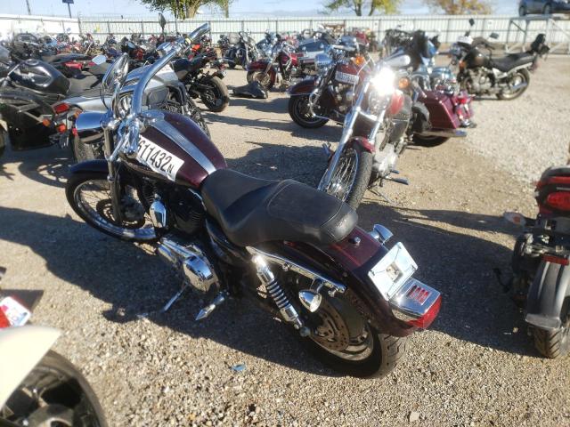 1HD1CT3137K459246 - 2007 HARLEY-DAVIDSON XL1200 C BURGUNDY photo 3