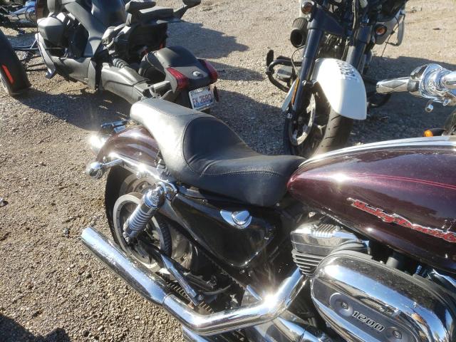 1HD1CT3137K459246 - 2007 HARLEY-DAVIDSON XL1200 C BURGUNDY photo 6