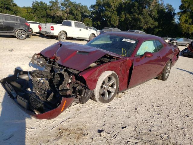 2C3CDZAG4KH744737 - 2019 DODGE CHALLENGER RED photo 2