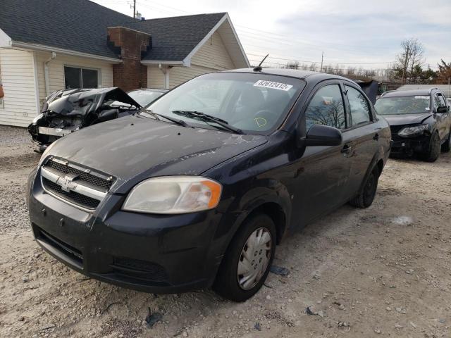 KL1TD56EX9B332490 - 2009 CHEVROLET AVEO LS 黑色 照片 2