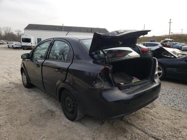 KL1TD56EX9B332490 - 2009 CHEVROLET AVEO LS 黑色 照片 3