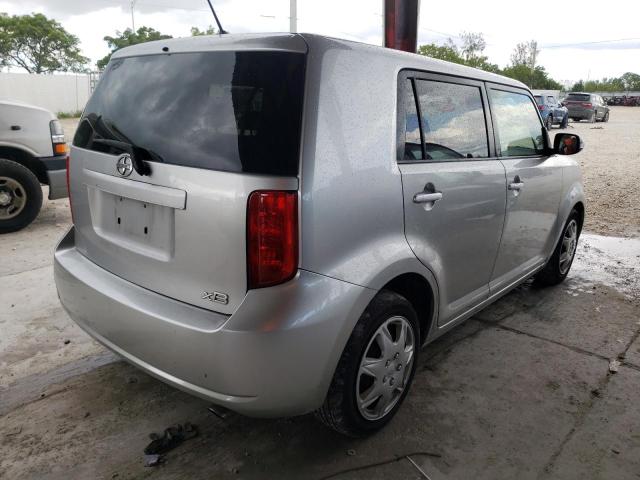 JTLKE50E491068722 - 2009 TOYOTA SCION XB SILVER photo 4