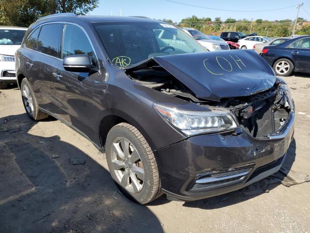 5FRYD4H86EB044262 - 2014 ACURA MDX ADVANC CHARCOAL photo 1