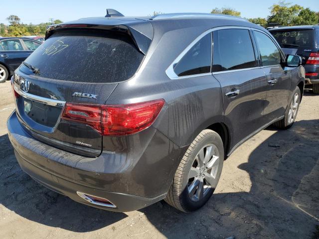 5FRYD4H86EB044262 - 2014 ACURA MDX ADVANC CHARCOAL photo 4