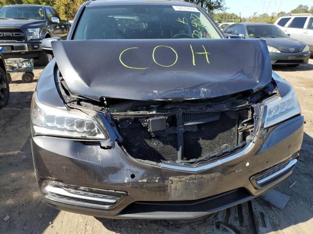5FRYD4H86EB044262 - 2014 ACURA MDX ADVANC CHARCOAL photo 9