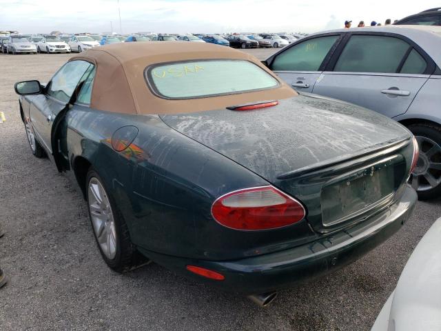 SAJDA42B133A32273 - 2003 JAGUAR XKR GREEN photo 3