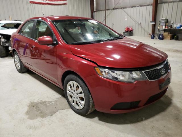 KNAFU4A28B5458815 - 2011 KIA FORTE EX RED photo 1