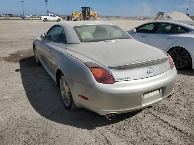 JTHFN48Y950062726 - 2005 LEXUS SC 430 SILVER photo 3