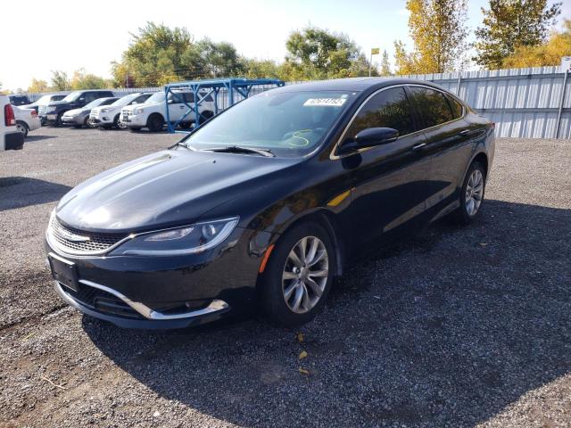 1C3CCCCGXFN513903 - 2015 CHRYSLER 200 C BLACK photo 2