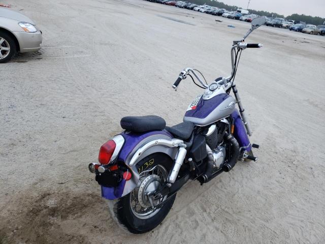 JH2RC44602M613534 - 2002 HONDA VT750 CDC PURPLE photo 4