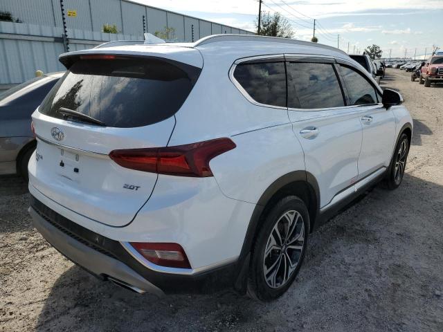 5NMS53AA9KH082736 - 2019 HYUNDAI SANTA FE L WHITE photo 4