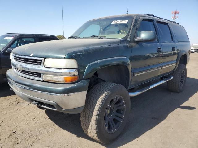 3GNGK26U32G147028 - 2002 CHEVROLET SUBURBAN K GREEN photo 2