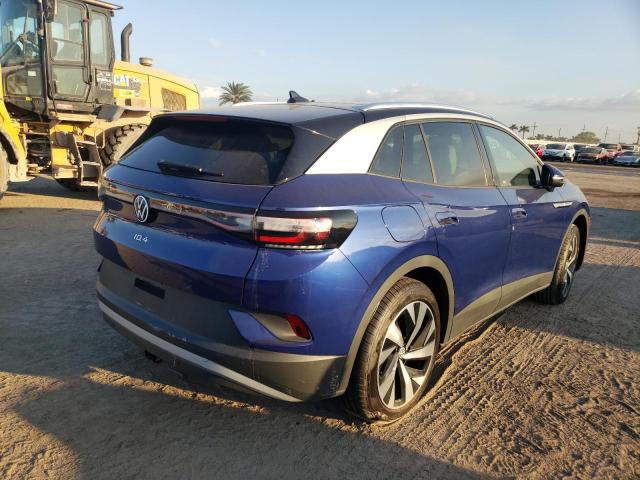 WVGUNPE24NP058533 - 2022 VOLKSWAGEN ID.4 PRO S ლურჯი ფოტო 4