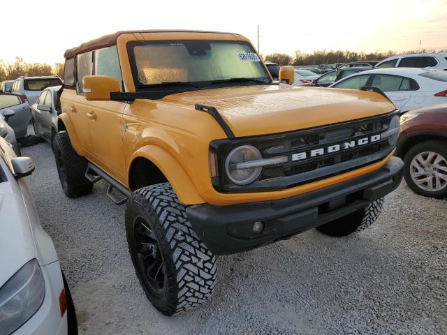 1FMDE5BH9NLB11747 - 2022 FORD BRONCO BAS YELLOW photo 1