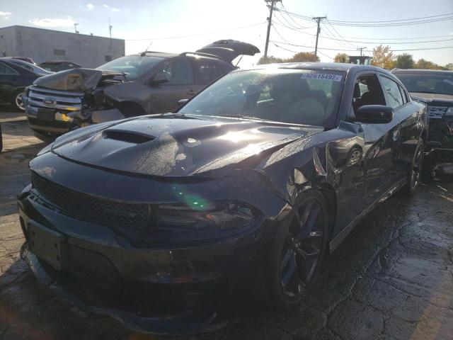 2C3CDXHG4LH173262 - 2020 DODGE CHARGER GT BLACK photo 2